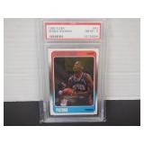 1988 FLEER DENNIS RODMAN RC #43 PSA 8