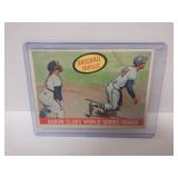 1959 TOPPS AARON CLUBS WORLD SERIES HOMER #467