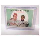 1960 TOPPS N.L. HITTING KINGS #317 WILLIE MAYS