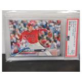 2018 TOPPS COMPLETE SET SHOHEI OHTANI RC RET PSA 9