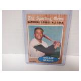 1962 TOPPS WILLIE MAYS #395 ALL STAR