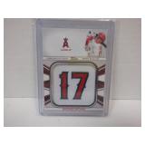 2022 TOPPS #JNM-SO SHOHEI OHTANI JERSEY NUMBER