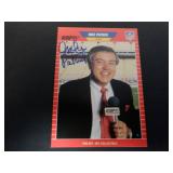 MIKE PATRICK SIGNED AUTO 1989 PRO SET ANNOUNCER 7