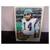 1976 TOPPS DAN FOUTS #128 2ND YEAR