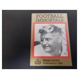 FRANK GATSKI SIGNED AUTO 1985-88 FB IMMORTALS #3