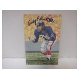 ANDY ROBUSTELLI SIGNED AUTO GOAL LINE ART CARD