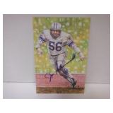 JOE SCHMIDT SIGNED AUTO GOAL LINE ART CARD