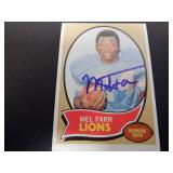 MEL FARR SIGNED AUTO 1970 TOPPS #52 RC