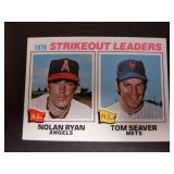 1977 TOPPS STRIKEOUT LEADERS #6 NOLAN RYAN SEAVER