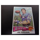 JOE FERGUSON SIGNED AUTO 1975 TOPPS #327