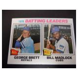 1977 TOPPS BATTING LEADERS #1 GEORGE BRETT