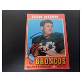 DON HORN SIGNED AUTO 1971 TOPPS #59