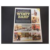 1958 GOLDEN STAMP BOOK WYATT EARP W/STAMPS AFFIXED