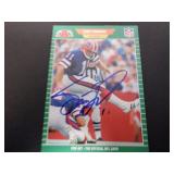 SCOTT NORWOOD SIGNED AUTO 1989 PRO SET #25