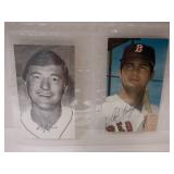 LOT OF 2 CARL YASTRZEMSKI POSTCARDS SEE NOTE