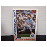 1982 O-PEE-CHEE CARL YASTRZEMSKI IN ACTION #358