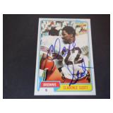 CLARENCE SCOTT BROWNS SIGNED AUTO 1981 TOPPS #29
