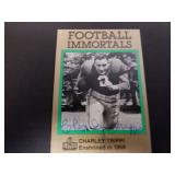 CHARLEY TRIPPI SIGNED AUTO 1985-88 FB IMMORTALS