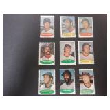 LOT OF 9 1974 TOPPS BOSTON RED SOX STAMPS