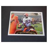 BARKEVIOUS MINGO SIGNED AUTO 2013 TOPPS RC #282