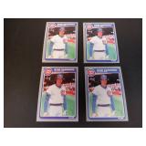 LOT OF 4 1985 FLEER RYNE SANDBERG #65