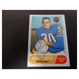 WRAY CARLTON SIGNED AUTO 1968 TOPPS #97