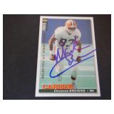 MARK CARRIER SIGNED AUTO 1995 UD COLLE CHOICE #339