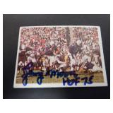 LENNY MOORE SIGNED AUTO 1966 PHILADELPHIA #26