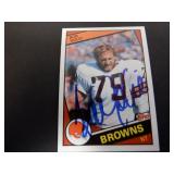 BOB GOLIC SIGNED AUTO 1984 TOPPS #53 ROOKIE CARD