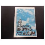 1969 TOPPS BROWNS STAMP ALBUM WITH 7 STAMPS