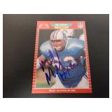 MIKE MUNCHAK SIGNED AUTO 1989 PRO SET #150
