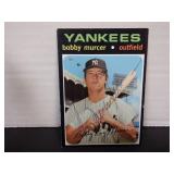 1971 TOPPS BOBBY MURCER SIGNED AUTO #635