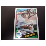 DAVE BROWN SIGNED AUTO 1984 TOPPS #190