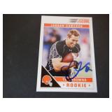 JORDAN CAMERON BROWNS SIGNED AUTO 2011 SCORE #349