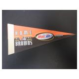 1999 CLEVELAND BROWNS WMJI MINI PENNANT 12'
