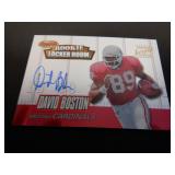 DAVID BOSTON SIGNED AUTO 1999 BOWMAN'S BEST RC
