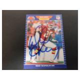 DERON CHERRY SIGNED AUTO 1989 PRO SET #169