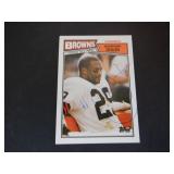 HANFORD DIXON BROWNS SIGNED AUTO 1987 TOPPS #93