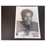 1978 WENDY'S BROWNS ROBERT JACKSON SIGNED 5X7 RARE