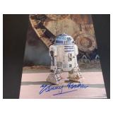KENNY BAKER SIGNED AUTO 8X10 R2-D2 STAR WARS