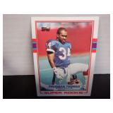 1989 TOPPS THURMAN THOMAS #45 ROOKIE CARD