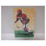 JOE PERRY SIGNED AUTO GOAL LINE ART CARD