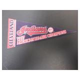 1997 CLEVELAND INDIANS AL CHAMPS MINI PENNANT 9'