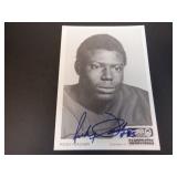 1978 WENDY'S BROWNS RICKY FEACHER SIGNED 5X7 RARE
