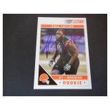 PHIL TAYLOR BROWNS SIGNED AUTO 2011 SCORE RC #372