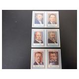 LOT OF 6 1974 PANOGRAPHICS U.S. PRESIDENTS