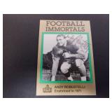 ANDY ROBUSTELLI SIGNED AUTO 1985-88 FB IMMORTALS