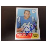 TOM MATTE SIGNED AUTO 1968 TOPPS #178