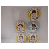 LOT OF 5 1976-78 CARL YASTRZEMSKI DISKS SEE NOTES