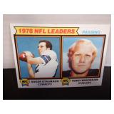 1979 TOPPS PASSING LEADERS #1 STAUBACH BRADSHAW